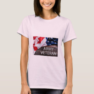 Patriotic “Army Veteran” T-Shirt