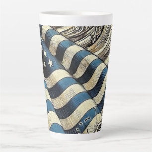 Patriotic Artistry Latte Mug