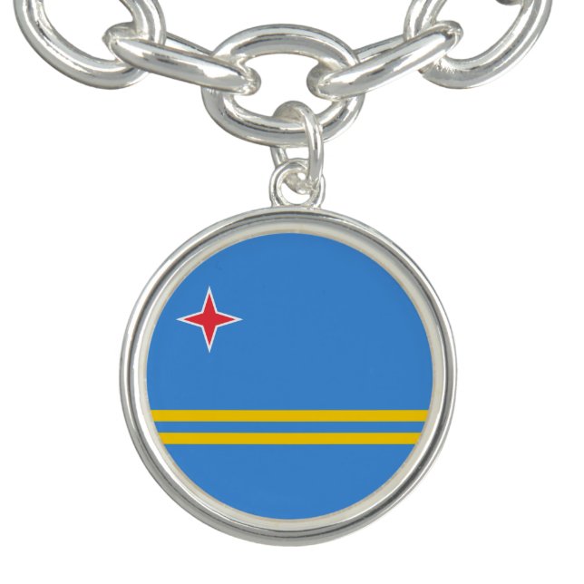 Patriotic Aruba Flag Bracelet (Design)