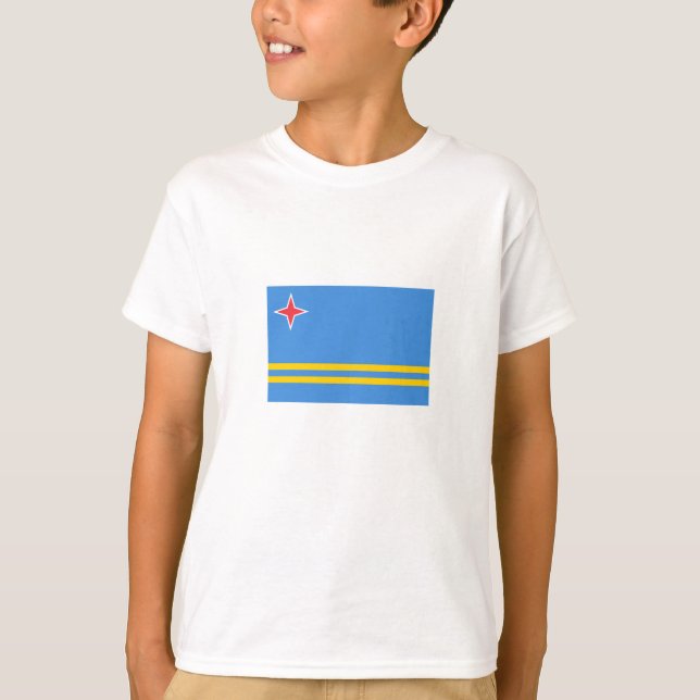 Patriotic Aruba Flag T-Shirt (Front)