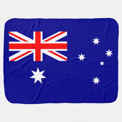 Patriotic Australian Flag Baby Blanket