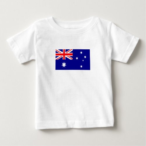 Patriotic Australian Flag Baby T_Shirt