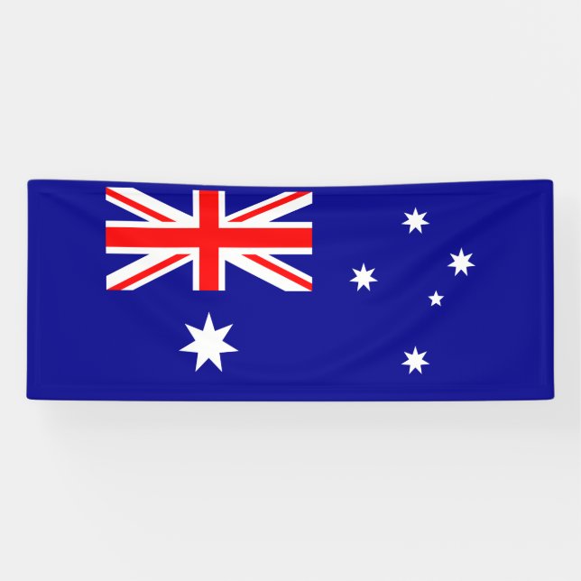 Patriotic Australian Flag Banner (Horizontal)