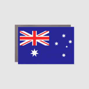 Patriotic Australian Flag Car Magnet