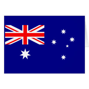 Patriotic Australian Flag Cards