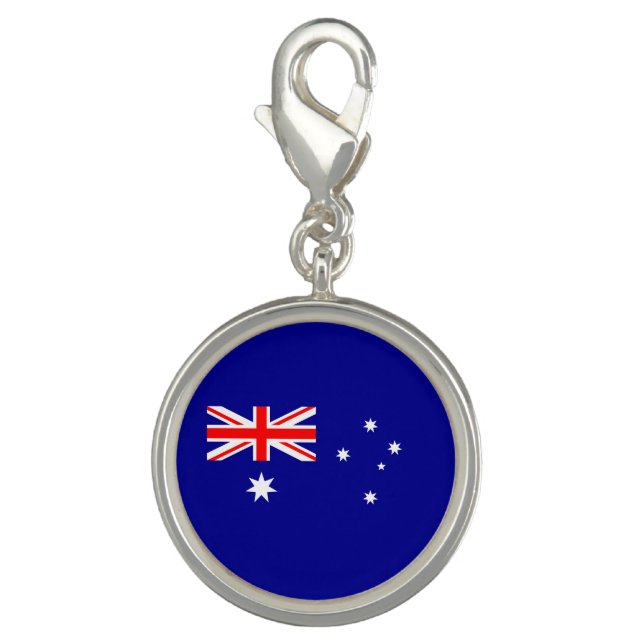 Patriotic Australian Flag Charm (Front)