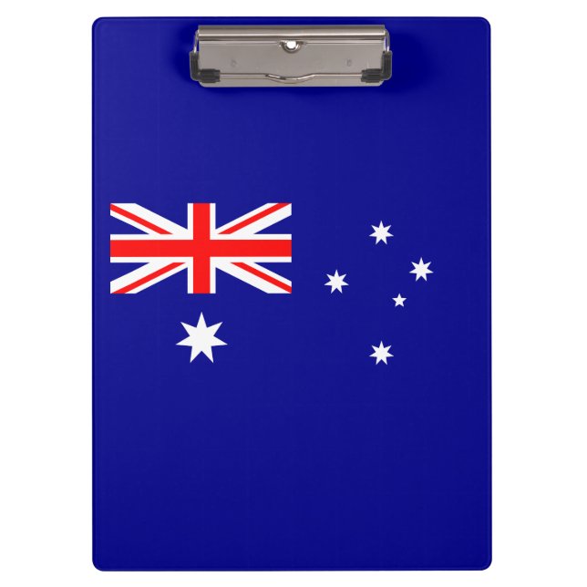 Patriotic Australian Flag Clipboard (Front)