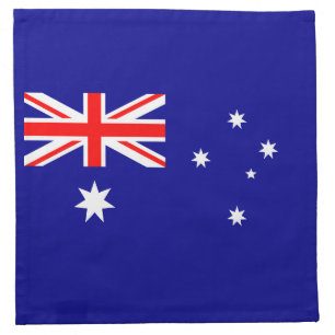 Patriotic Australian Flag Cloth Napkin