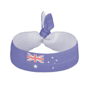 Patriotic Australian Flag Elastic Hair Tie