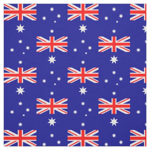 Patriotic Australian Flag Fabric