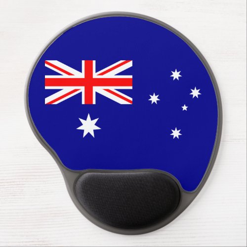 Patriotic Australian Flag Gel Mouse Pad