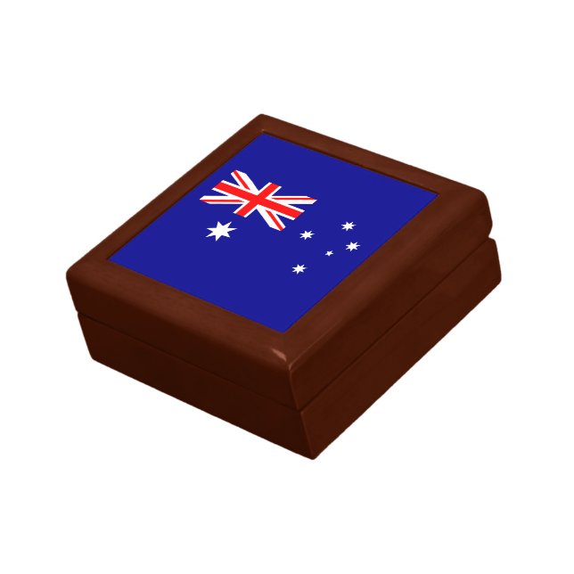 Patriotic Australian Flag Gift Box (Side)