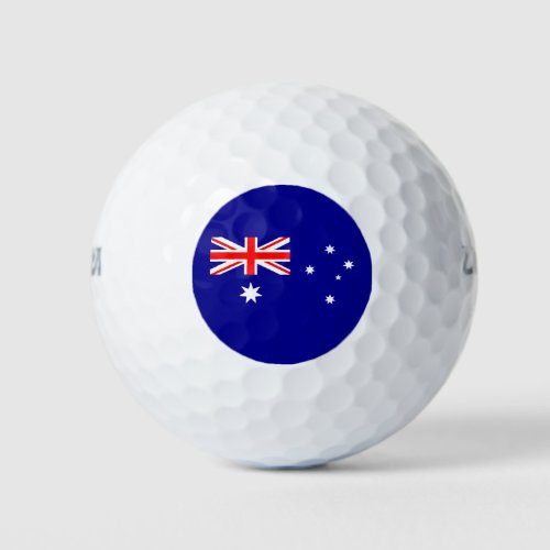 Patriotic Australian Flag Golf Balls