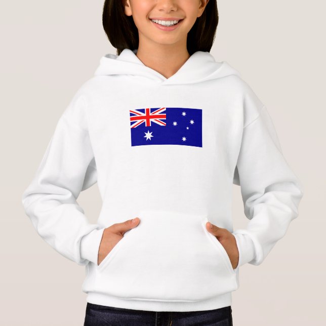Patriotic Australian Flag Hoodie (Front)