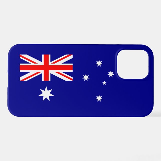 Patriotic Australian Flag iPhone Case (Back Horizontal)