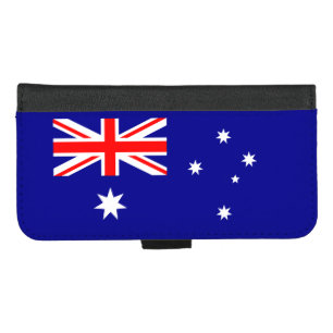 Patriotic Australian Flag iPhone 8/7 Plus Wallet Case
