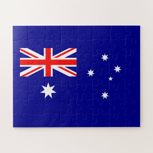 Patriotic Australian Flag Jigsaw Puzzle