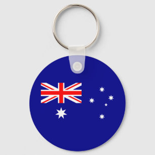 Patriotic Australian Flag Keychain