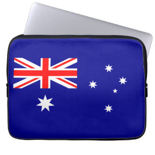 Patriotic Australian Flag Laptop Sleeve
