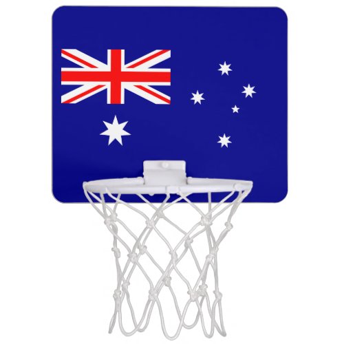 Patriotic Australian Flag Mini Basketball Hoop