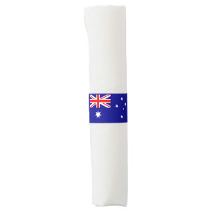 Patriotic Australian Flag Napkin Bands