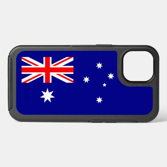 Patriotic Australian Flag Otterbox iPhone Case (Back Horizontal)