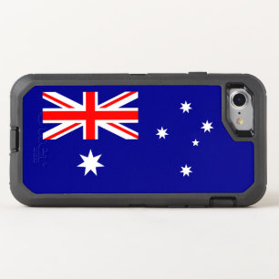 Patriotic Australian Flag OtterBox Defender iPhone SE/8/7 Case
