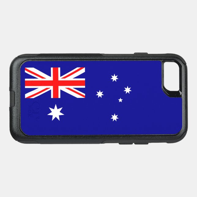 Patriotic Australian Flag Otterbox iPhone Case (Back Horizontal)