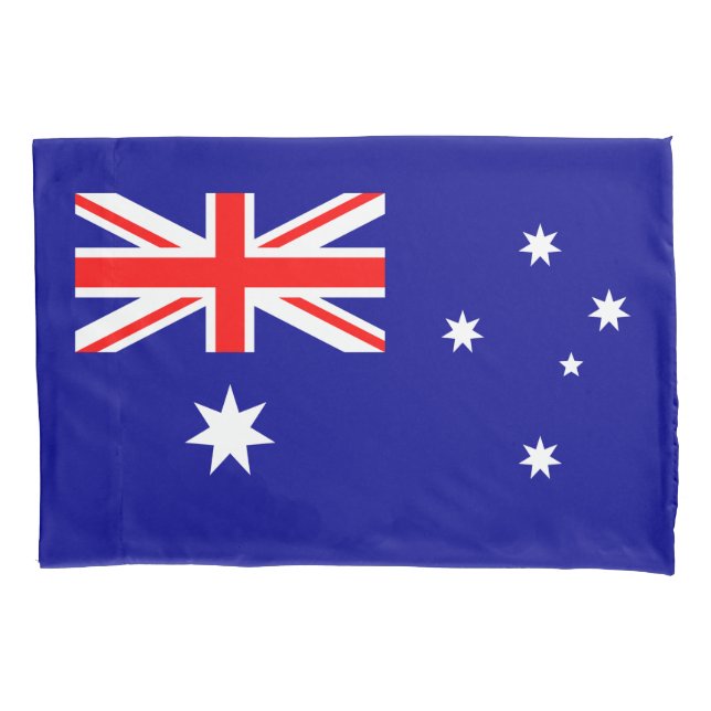 Patriotic Australian Flag Pillow Case (Front)