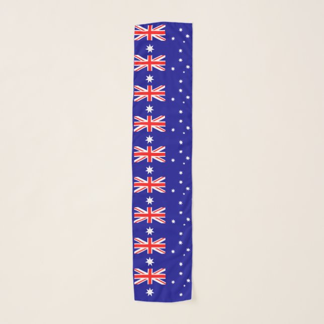 Patriotic Australian Flag Scarf (Front)