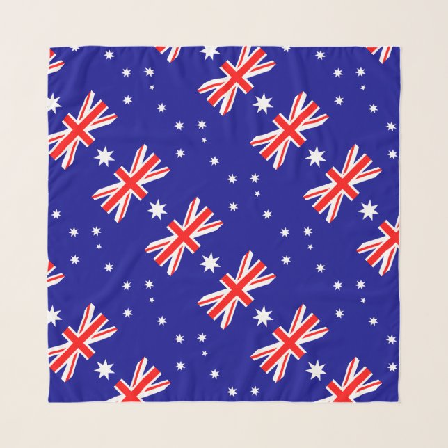 Patriotic Australian Flag Scarf (Front)