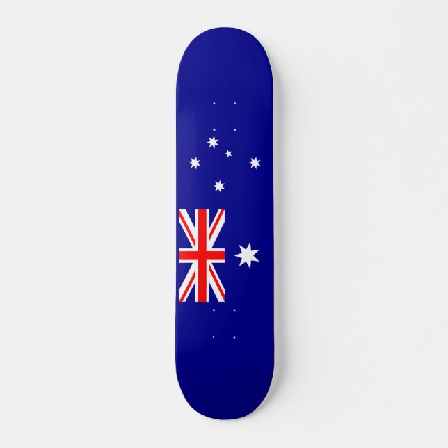 Patriotic Australian Flag Skateboard (Front)