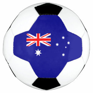 Patriotic Australian Flag Soccer Ball