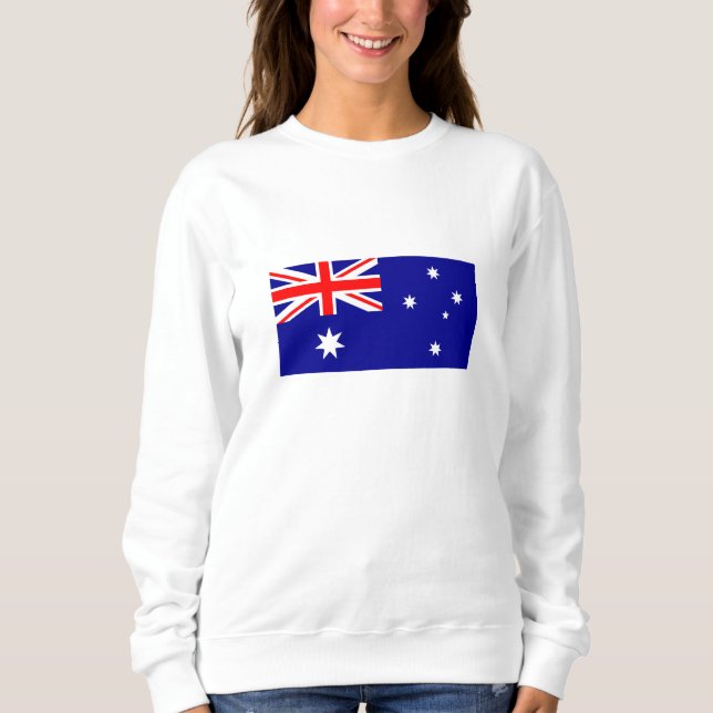 Patriotic Australian Flag Sweatshirt (Front)