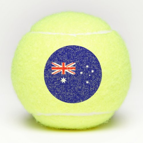Patriotic Australian Flag Tennis Balls