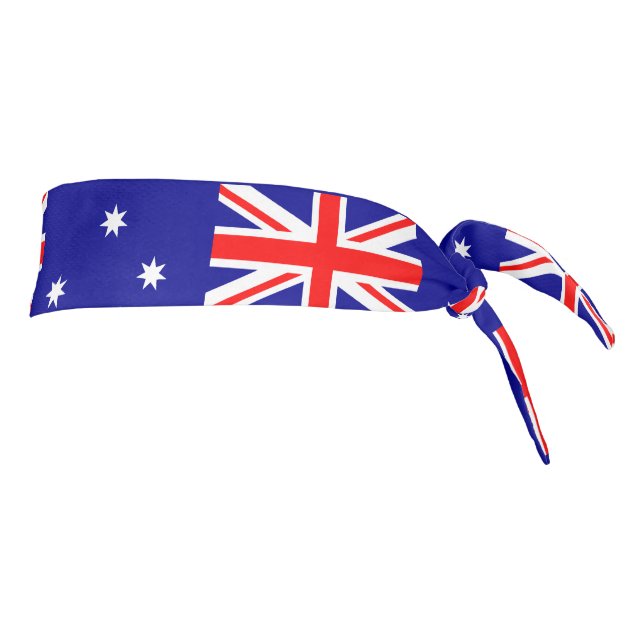 Patriotic Australian Flag Tie Headband (Rotate 90)