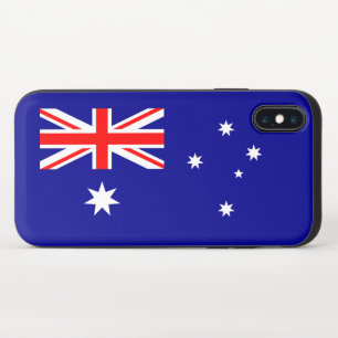 Patriotic Australian Flag iPhone XS Slider Case