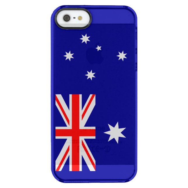 Patriotic Australian Flag Uncommon iPhone Case (Back)