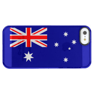 Patriotic Australian Flag Clear iPhone SE/5/5s Case
