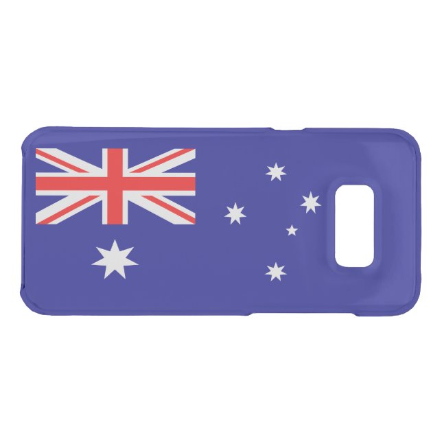 Patriotic Australian Flag Uncommon Samsung Galaxy Case (Back (Horizontal))