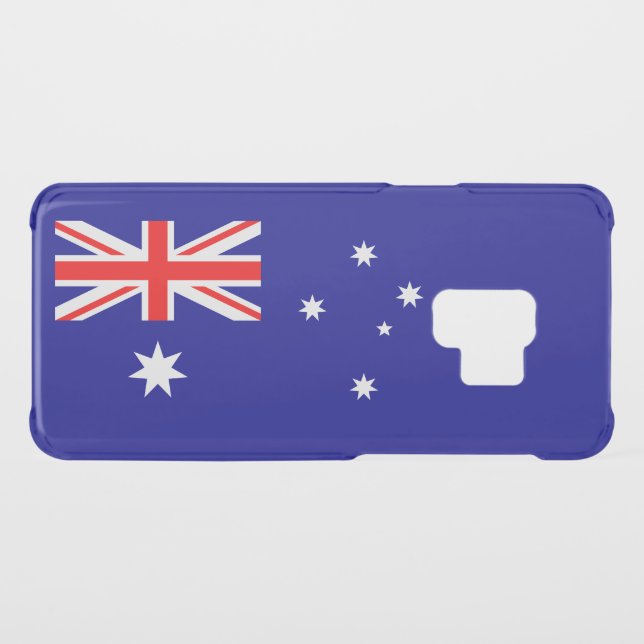Patriotic Australian Flag Uncommon Samsung Galaxy Case (Back (Horizontal))
