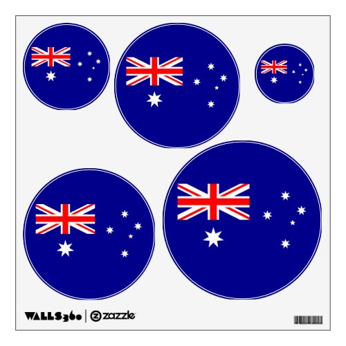 Patriotic Australian Flag Wall Decal