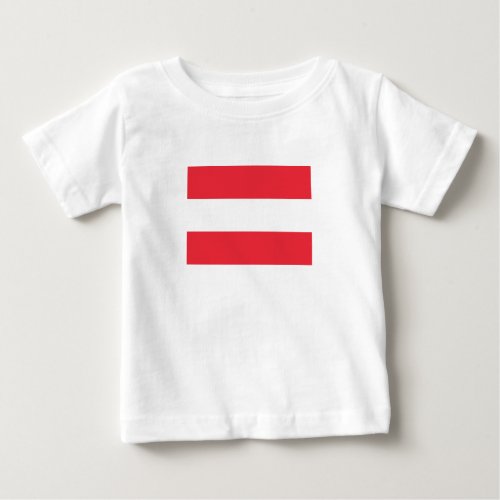 Patriotic Austrian Flag Baby T_Shirt