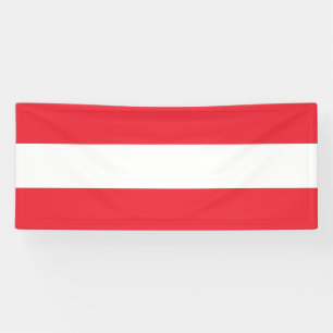 Patriotic Austrian Flag Banner