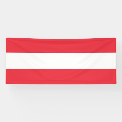 Patriotic Austrian Flag Banner