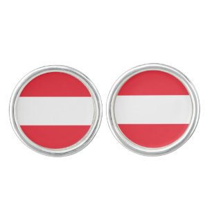 Patriotic Austrian Flag Cufflinks
