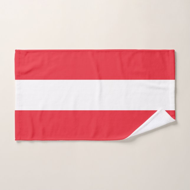 Patriotic Austrian Flag Hand Towel (Hand Towel)