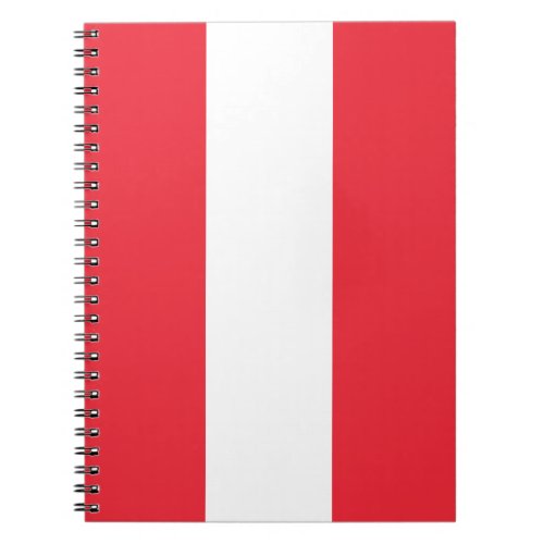 Patriotic Austrian Flag Notebook