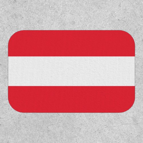 Patriotic Austrian Flag Patch