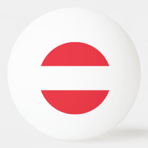 Patriotic Austrian Flag Ping Pong Ball